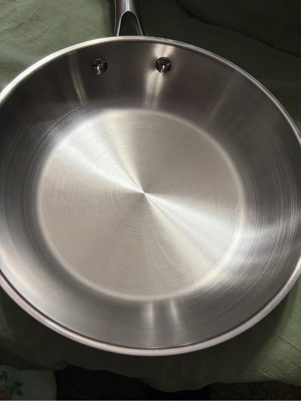 NWOT Stainless Steel Frying Pan - Silver